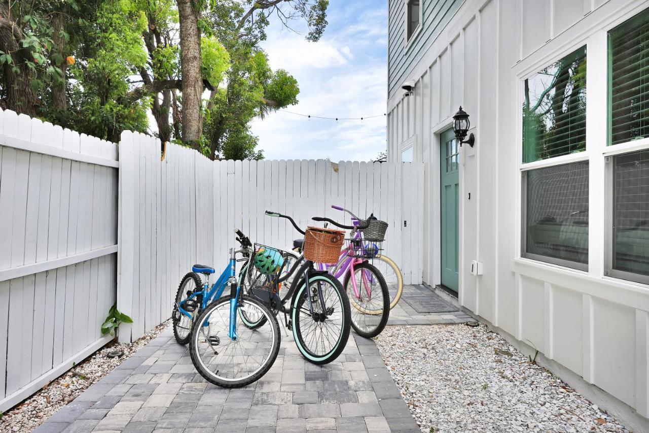 Few Steps To Ocean-4 Beach Cruisers & Free Parking & Private Backyard Jacksonville Beach Luaran gambar