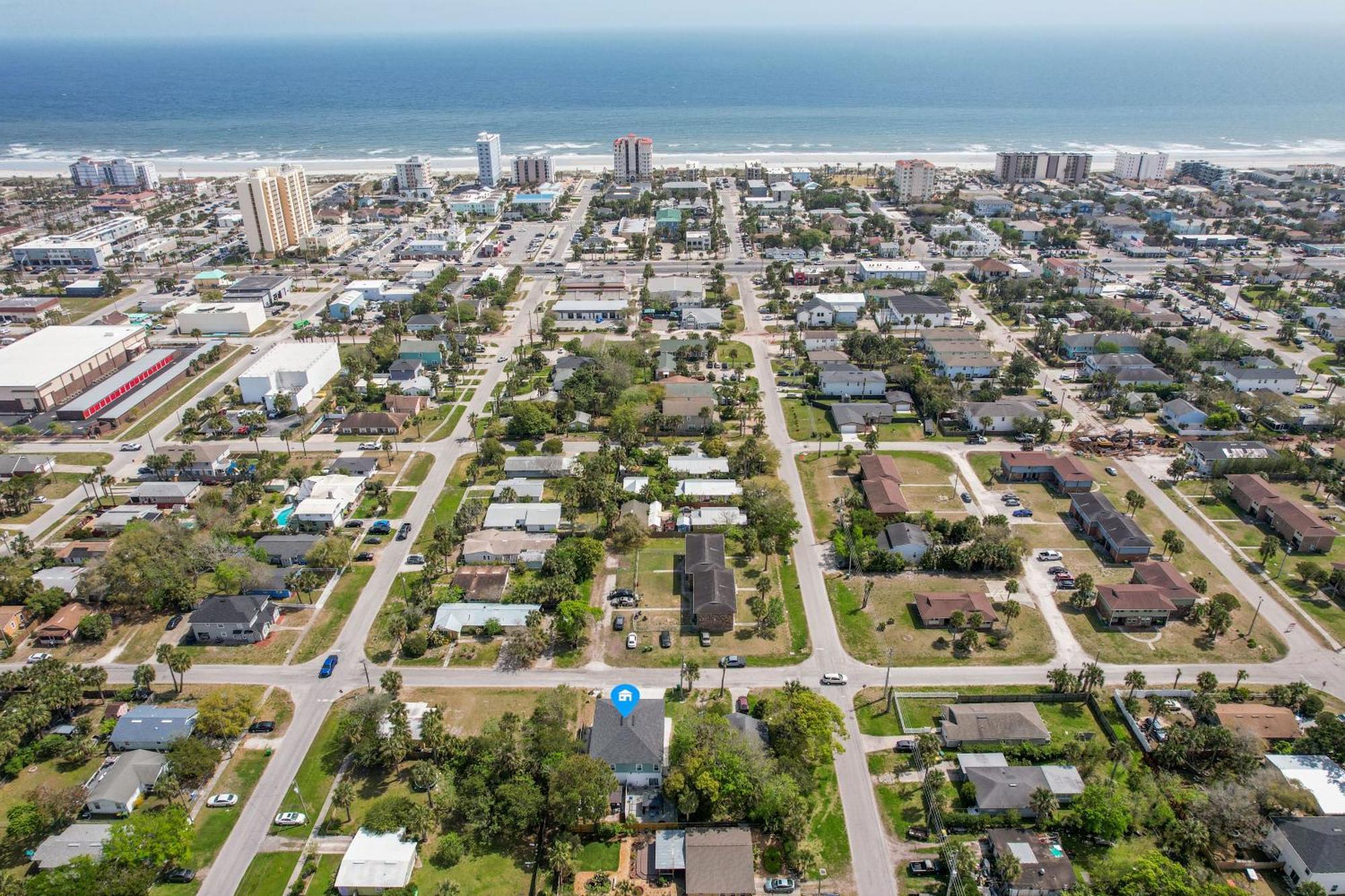 Few Steps To Ocean-4 Beach Cruisers & Free Parking & Private Backyard Jacksonville Beach Luaran gambar